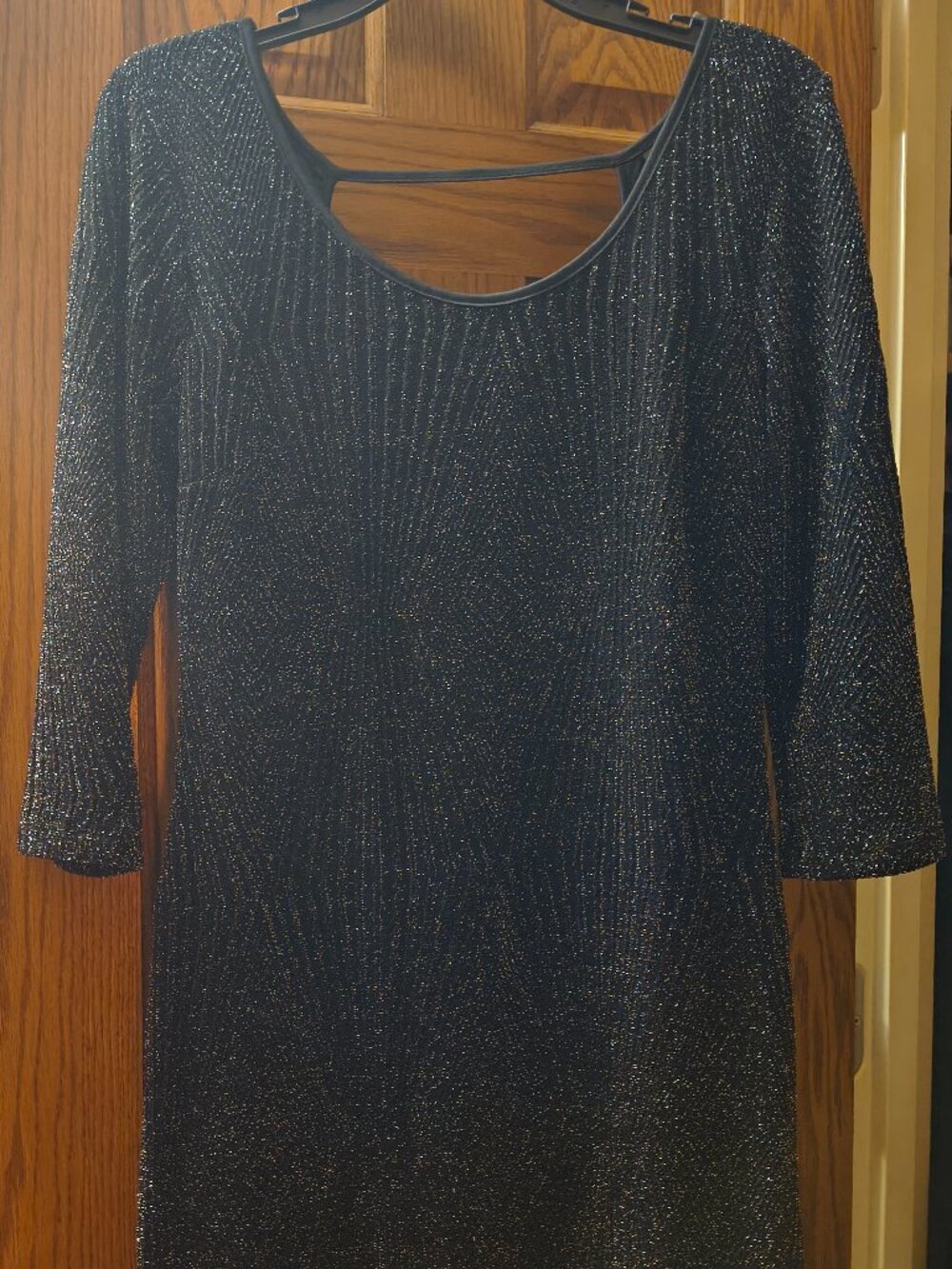 Trixxi Black Sparkle Dress Size XL
